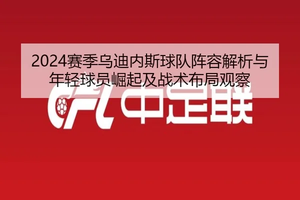 2024赛季乌迪内斯球队阵容解析与年轻球员崛起及战术布局观察